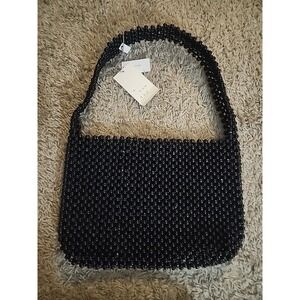 A New Day Beaded Shoulder Bag Womens Black Purse Ethically Crafted Target